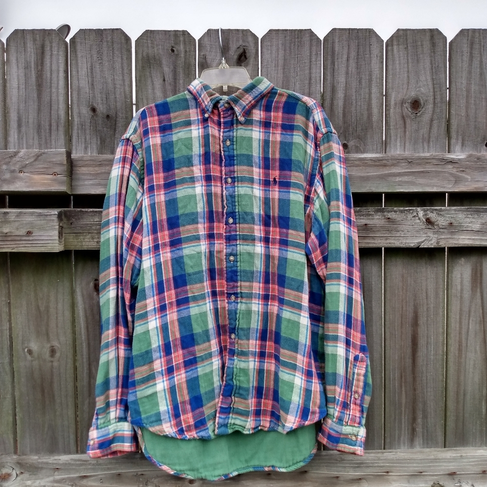 Ralph Lauren plaid Flannel Shirt XL